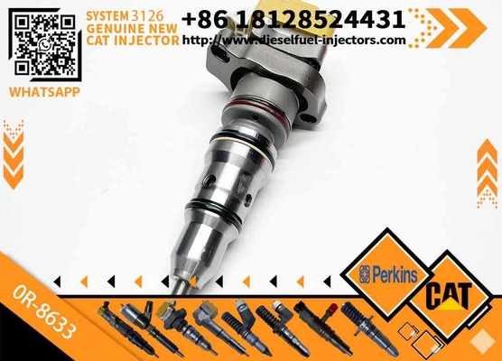 Cat Fuel Engine Common Rail Fuel Injector 0R-8633 0R8633 For Caterpillar 3126