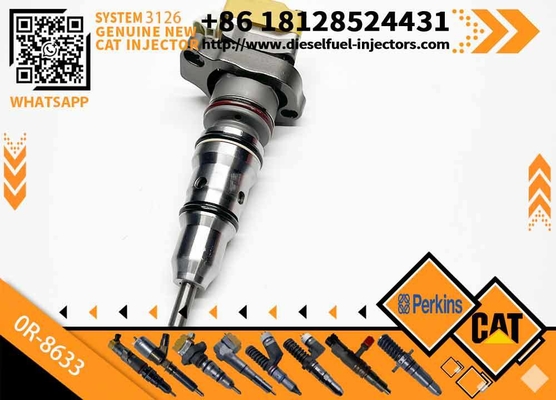 Cat Fuel Engine Common Rail Fuel Injector 0R-8633 0R8633 For Caterpillar 3126